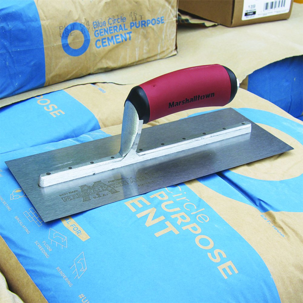 Marshalltown X Stainless Steel Finishing Trowel Durasoft Handle