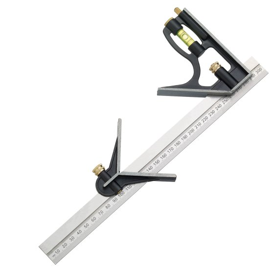 RST 300mm Metric Combination Square with Centre Finder : Rollins & Sons ...