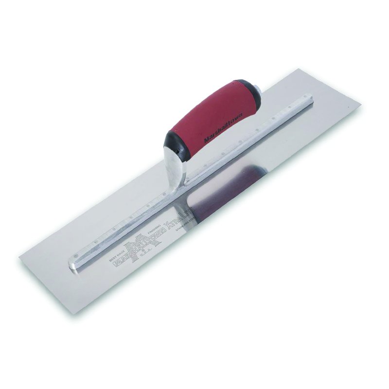 Marshalltown 14"x4" Stainless Steel Finishing Trowel DuraSoft Handle ...