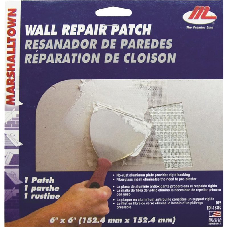 Marshalltown Drywall Repair Patch Kit, 8 x 8