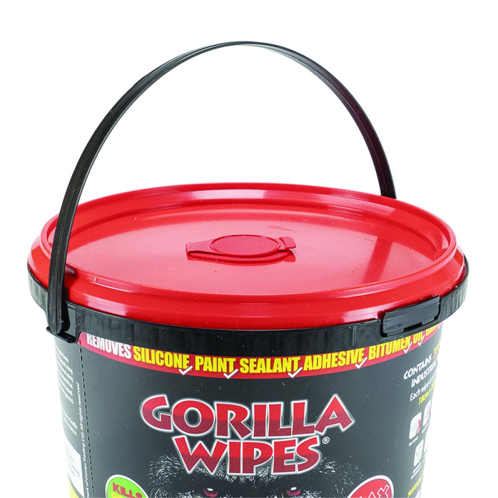 Gorilla Wipes - Antibacterial Hand Wipes - Tub of 300